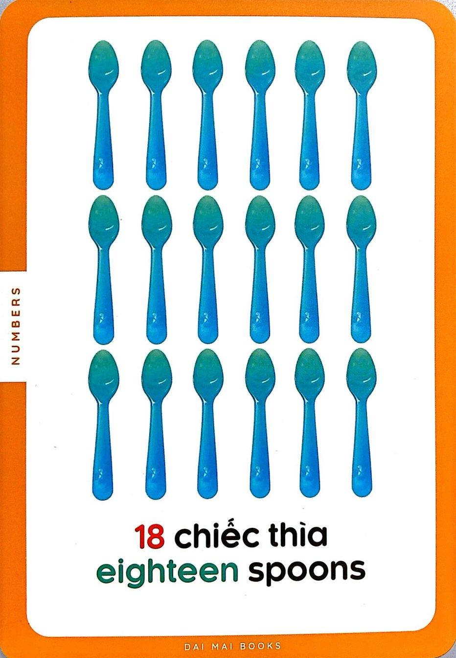 Sách - Flash Card - Thẻ Học Thông Minh Theo Phương Pháp Giáo Dục Sớm Glenn Doman - Số Đếm - Numbers