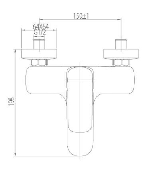 Bộ sen tắm nóng lạnh ATMOR AT91261