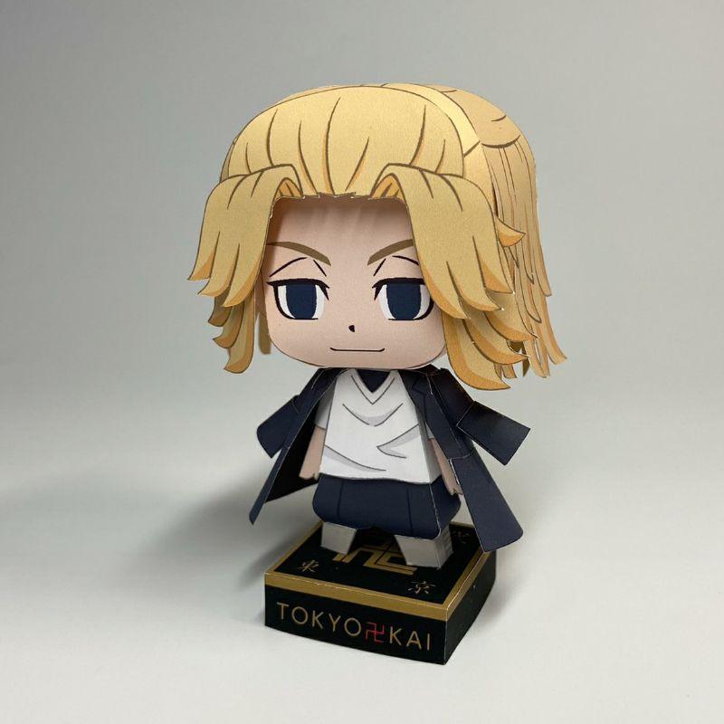 Mô hình giấy anime  [TOKYO REVENGERS] chibi Manjiro Sano ( Mikey )