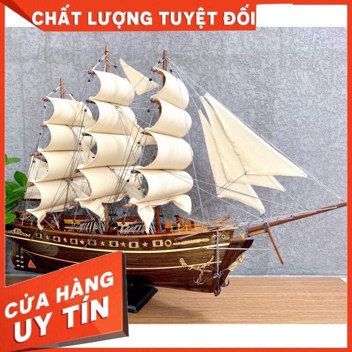 Thuyền Buồm Gỗ Phong Thuỷ CUTY SARK - Dài 80cm ( bao gồm mũi)