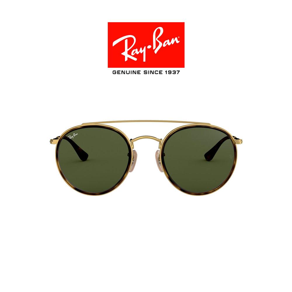 Mắt Kính Ray-Ban Round Double Bridge - RB3647N 001 -Sunglasses