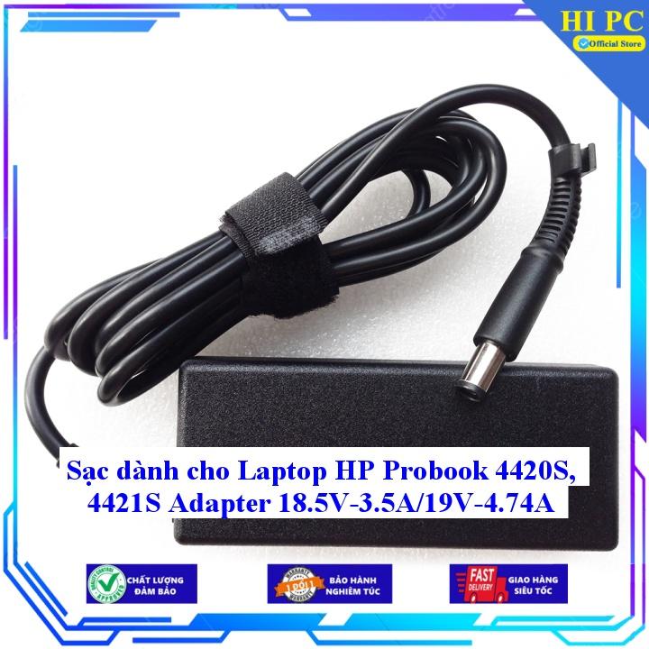 Sạc dành cho Laptop HP Probook 4420S 4421S Adapter 18.5V-3.5A/19V-4.74A - Kèm Dây nguồn - Hàng Nhập Khẩu