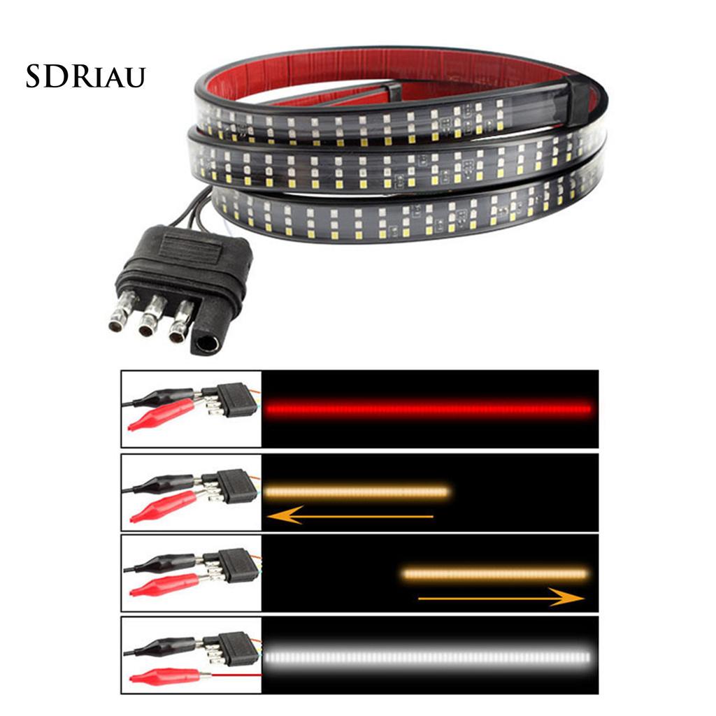 TRI Đèn Phanh Ba Hàng Xqcdx 12v Dc 48 Inches 120cm Cho Xe Hơi
