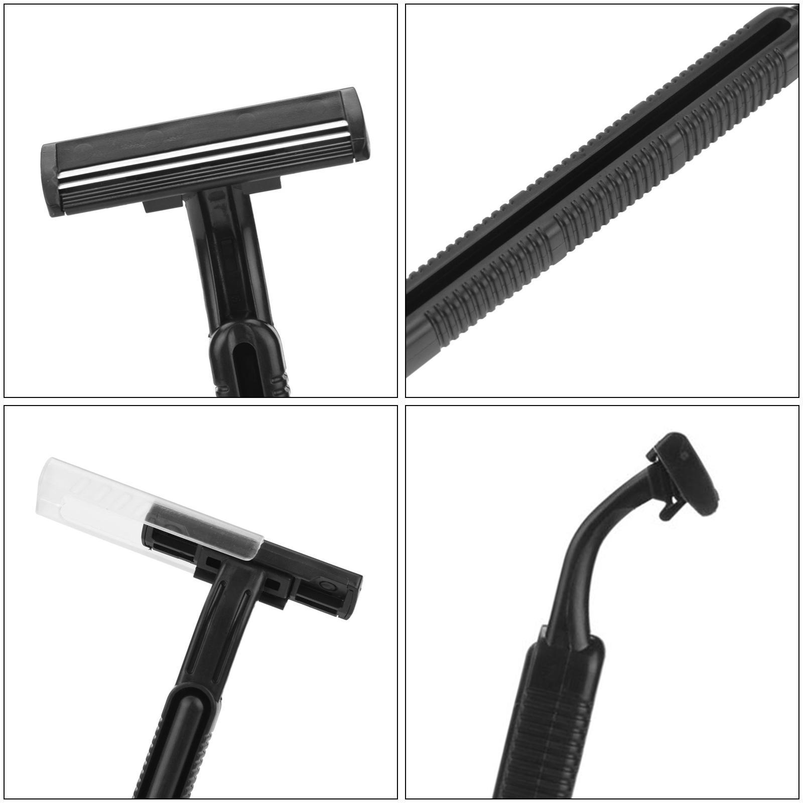 10x Disposable  Face Hair Removal Long Handle for Home Use Male Travel