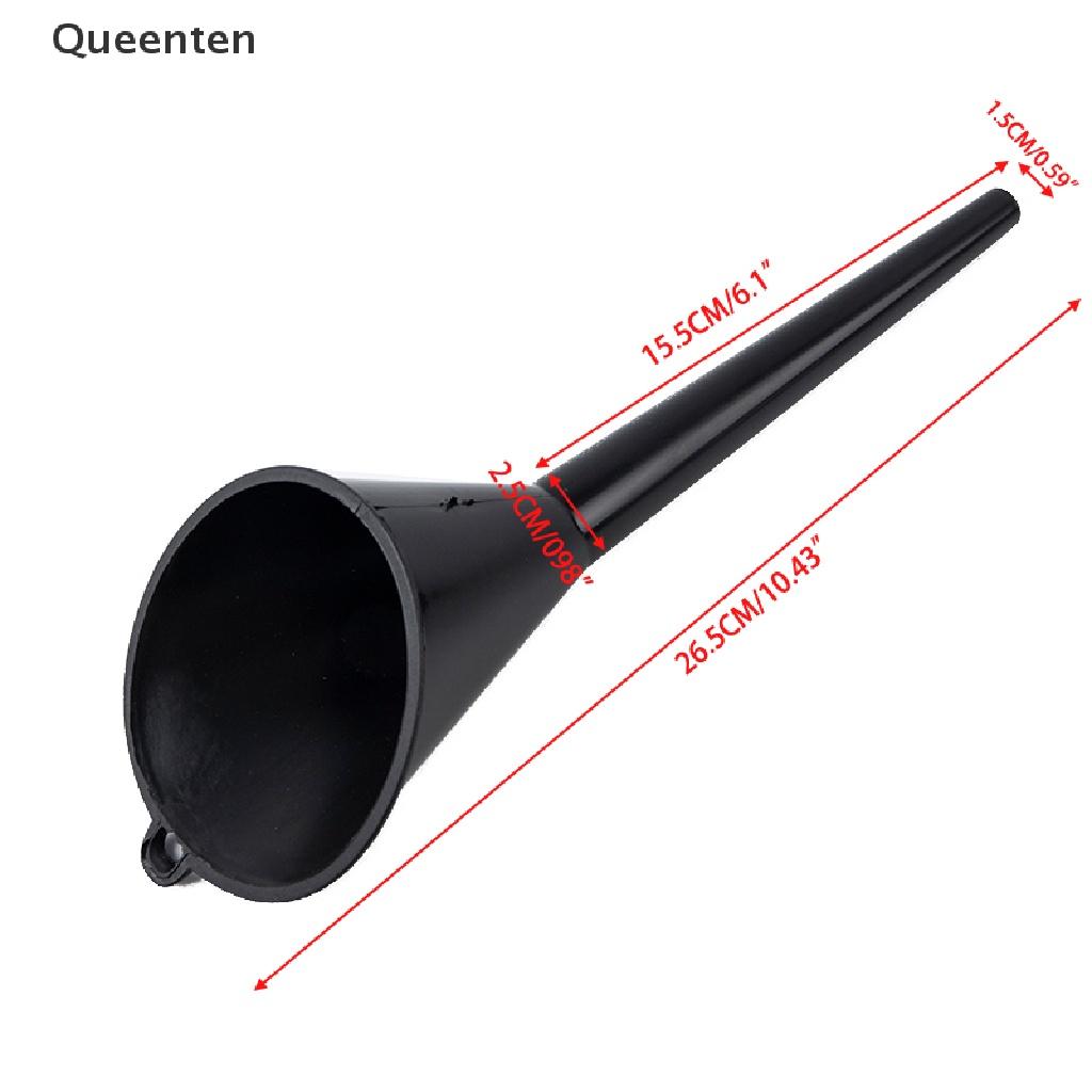 Queenten Car Refueling Multi-Function Plastic Long Neck Oil Funnel for All Automotive Oil QT