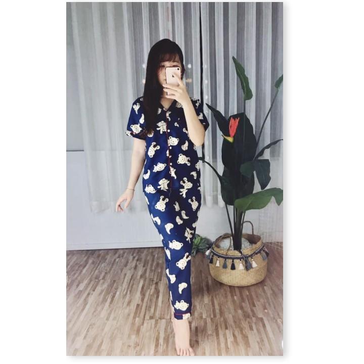 Pijama kate Thái tay ngắn quần dài