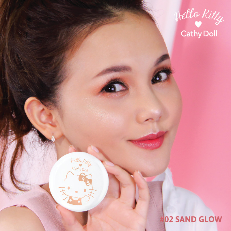 Phấn highlight Hello Kitty Cathy Doll Glowy Highlighter