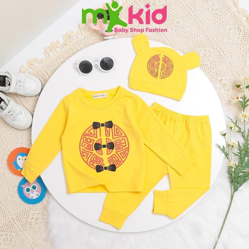 Đồ Tết Cho Bé Cao Cấp Bộ Minky Mom Tết 2022 Cho Bé Trai Bé Gái Chất Cotton Siêu Co Giãn Thấm Hút Mồ Hôi Tốt