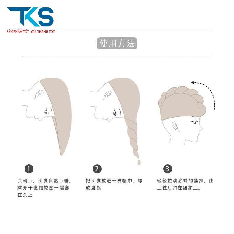 Khăn quấn ủ tóc lau khô siêu tốc