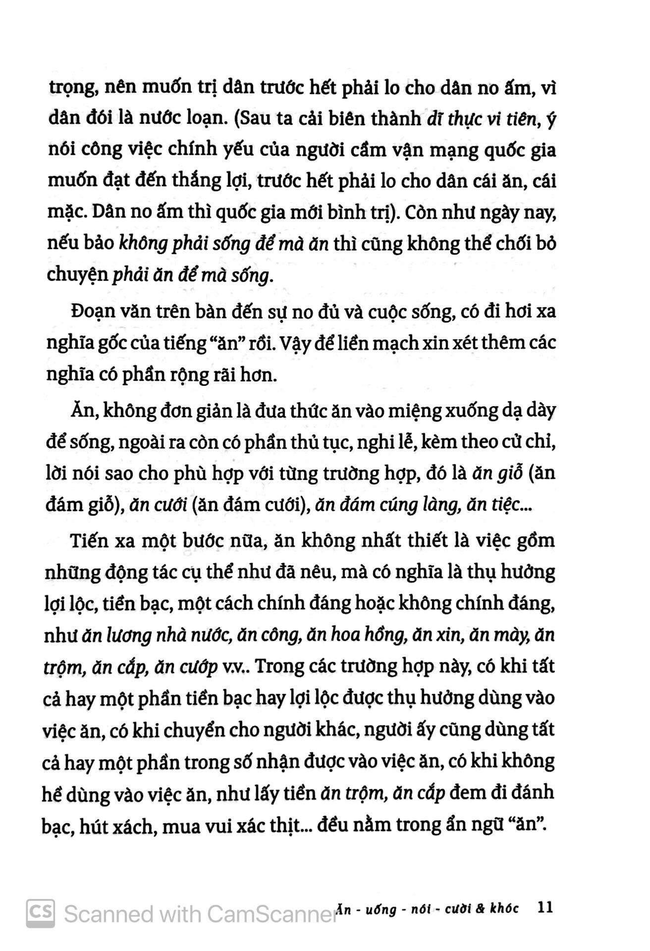 Tiếng Việt Giàu Đẹp - Ăn, Uống, Nói, Cười Và Khóc (Tái Bản 2022)