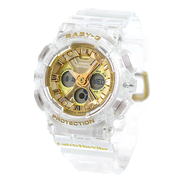 Đồng hồ nữ dây nhựa Casio Baby-G chính hãng BA-130CVG-7ADR (43mm)