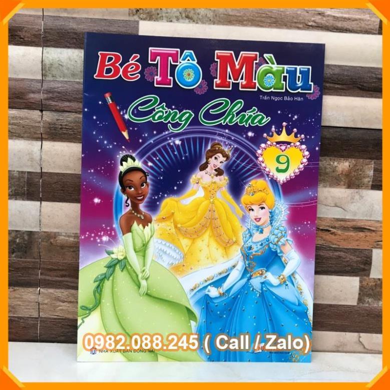 BÉ TẬP TÔ MÀU CÔNG CHÚA