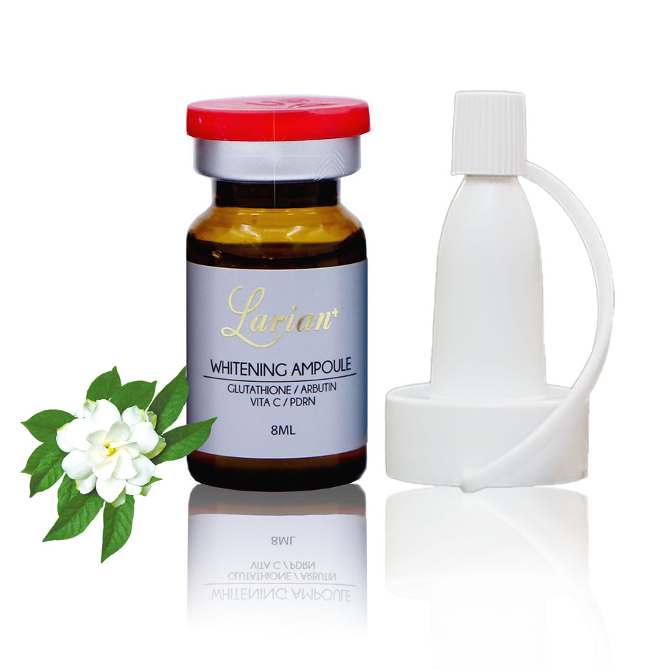 Hộp 10 lọ Tế bào gốc Dna Cá Hồi Larian hỗ trợ làm mờ thâm nám, làm sáng và đồng đèu màu da