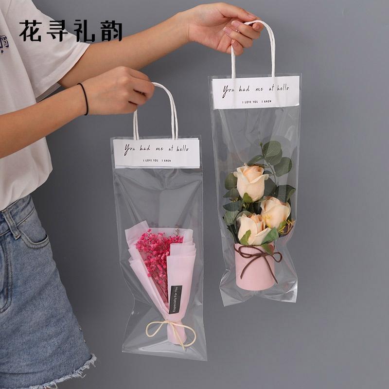 Túi trong suốt đựng hoa, đựng quà tặng sang trọng và tiện lợi