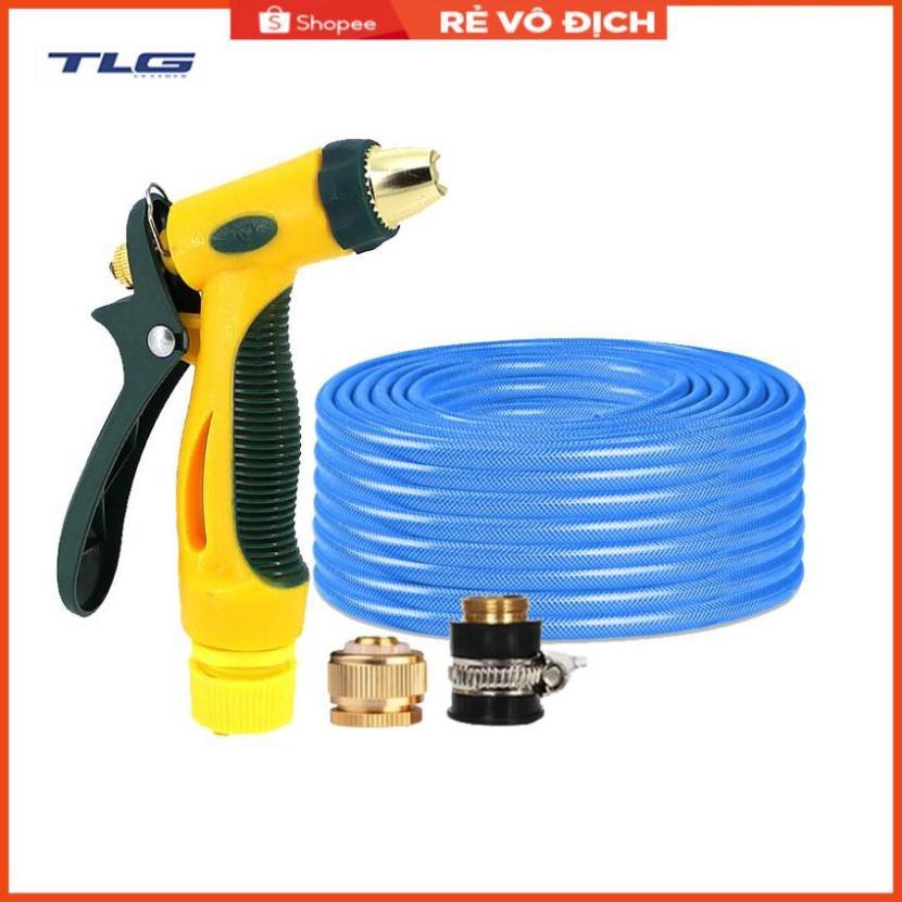 Bộ dây vòi xịt nước rửa xe, tưới cây tăng áp 3 lần,loại 3-5M  206317