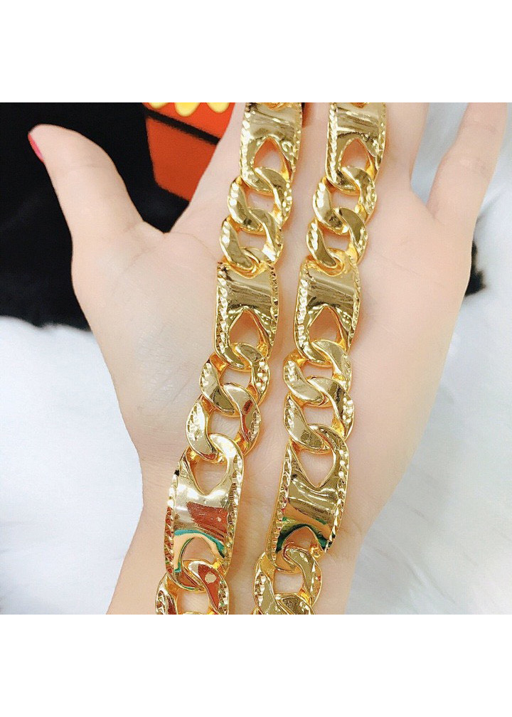 Lắc Tay Nam Dạng Xích Mạ Vàng 18 K Mẫu 122.20.11