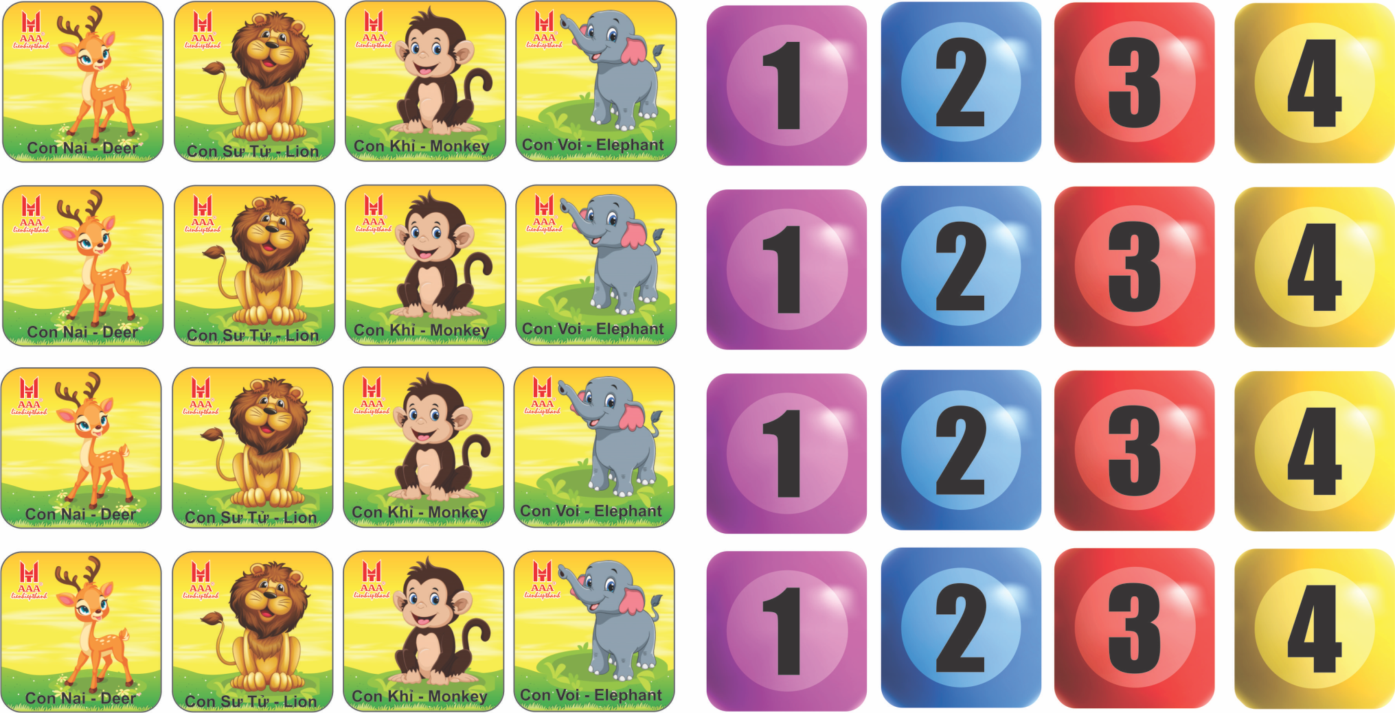 SUDOKU ĐỘNG VẬT