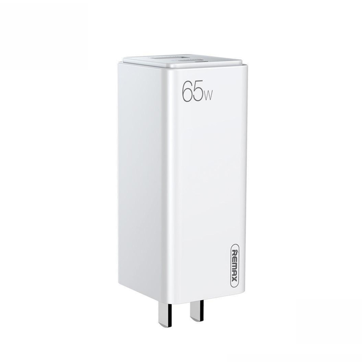 Cốc Sac Nhanh Remax RP-U50 GaN 65W tích hợp 01 cổng USB A và 01 cổng USB C - RP-U50 - Hàng nhập khẩu