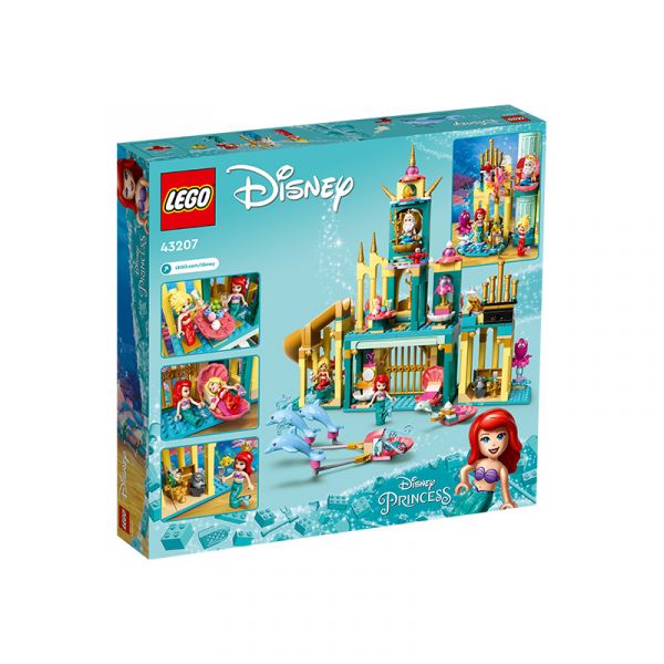 BỘ LẮP RÁP LEGO DISNEY 43207 LÂU ĐÀI CỦA CÔNG CHÚA ARIEL