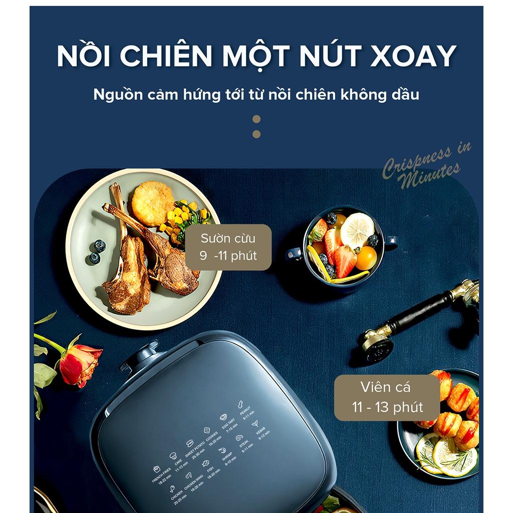 Nồi Chiên Không Dầu Chống Dính 5.5L Eroc V-M1 - Hàng chính hãng