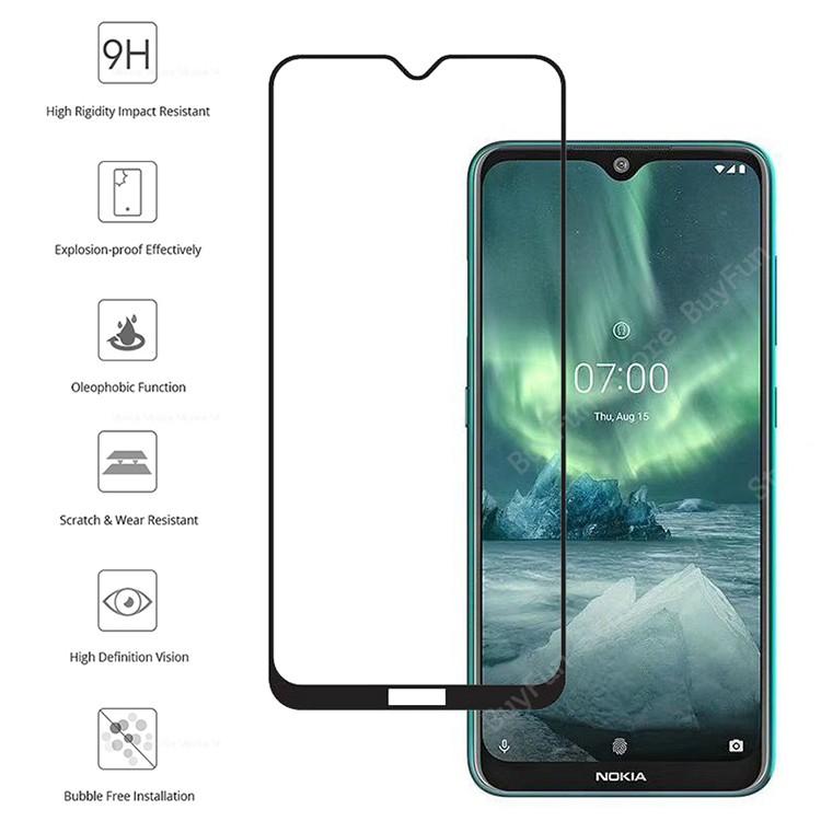 Kính cường lực full keo màn hình dành cho Nokia 3 /3.1 /3.1Plus /5 /5.1Plus /6 /6.1Plus /7.2 /7plus /8 /8.1