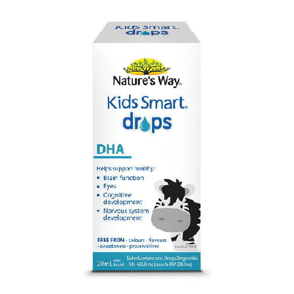 Bổ sung DHA tinh khiết Nature’s Way Kids Smart Drop DHA  giúp trẻ thông minh từ lúc chào đời