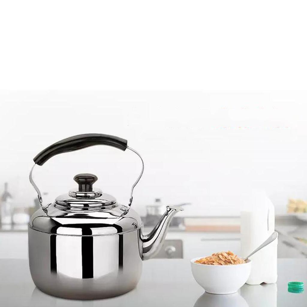 2x Whistling Tea Kettle Stainless Steel Teapot Water Coffee Fast Boiling 4L