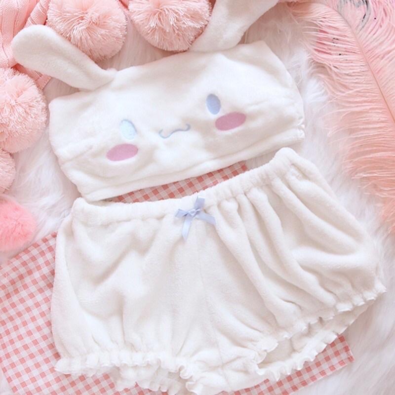 Set Cinnamoroll, Melody và Kuromi. GIAO HỎA TỐC TPHCM. Đồ Ngủ Cosplay Sexy. ThaoBonita T003