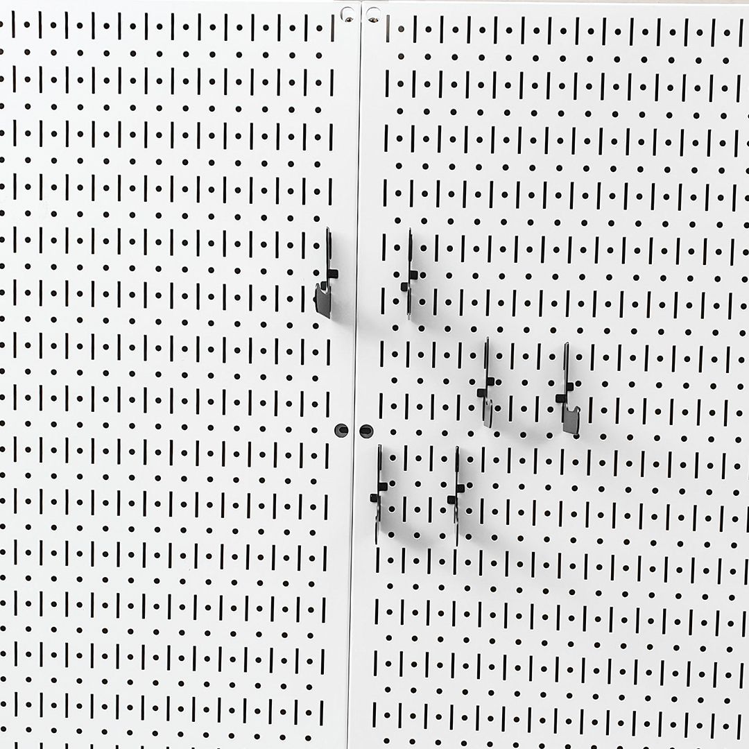 Bộ 6 Móc Dụng Cụ Chữ L Pegboard - Móc Treo Đồ Nghề Sử Dụng Với Bảng Treo Dụng Cụ Sửa Chữa Pegboard Cơ Khí SMLIFE