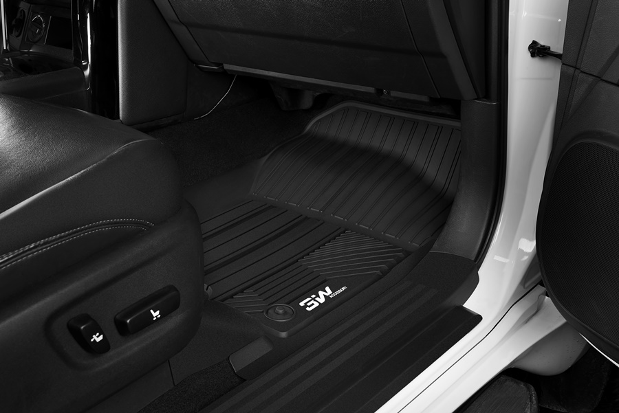 Thảm lót sàn xe ô tô dành cho LEXUS LX 2013 Nhãn hiệu Macsim 3W chất liệu nhựa TPE đúc khuôn cao cấp - màu đen