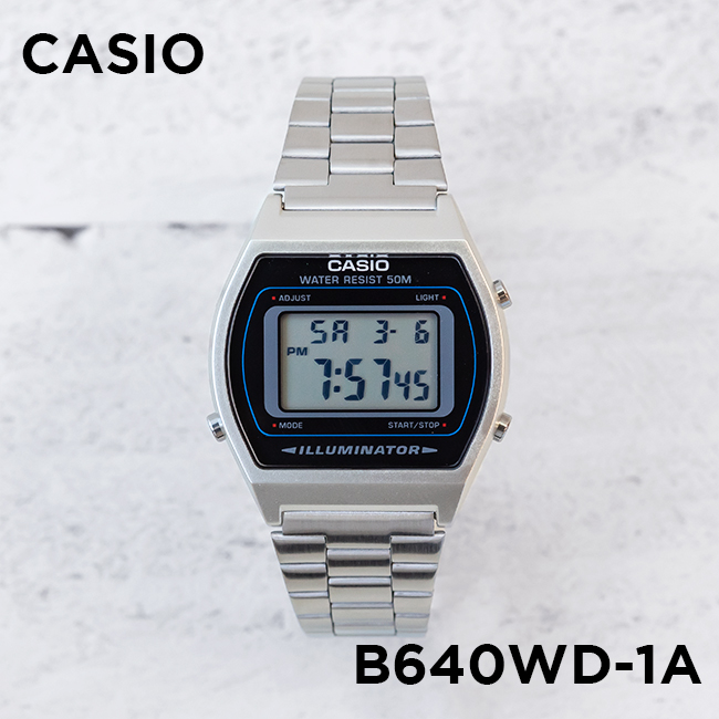 Đồng hồ nữ dây kim loại Casio Standard chính hãng Anh Khuê B640WD-1AVDF (35mm)