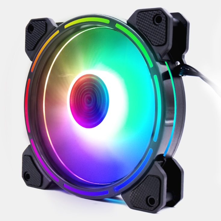 [4 Quạt + Khiển] Quạt Coolmoon RGB V9 - Hàng nhập khẩu