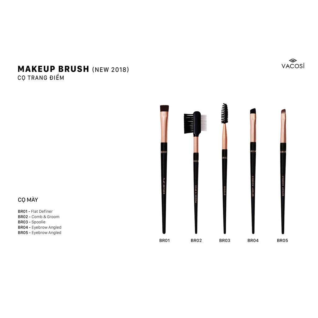 Cọ Chân Mày Đầu Cứng VACOSI - BR05 EYEBROW ANGLED BRUSH