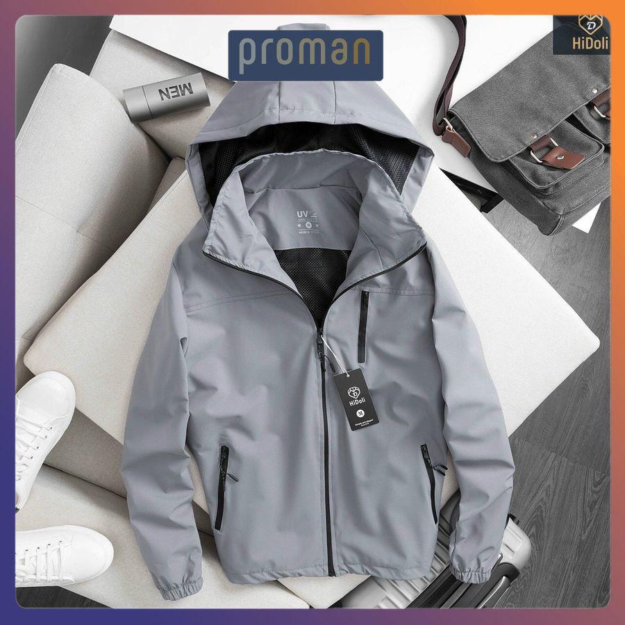 Áo khoác gió đôi nam nữ cao cấp unisex chống nước, chống gió, chống bụi, chống nắng ngăn tia UV AG01 - PROMAN