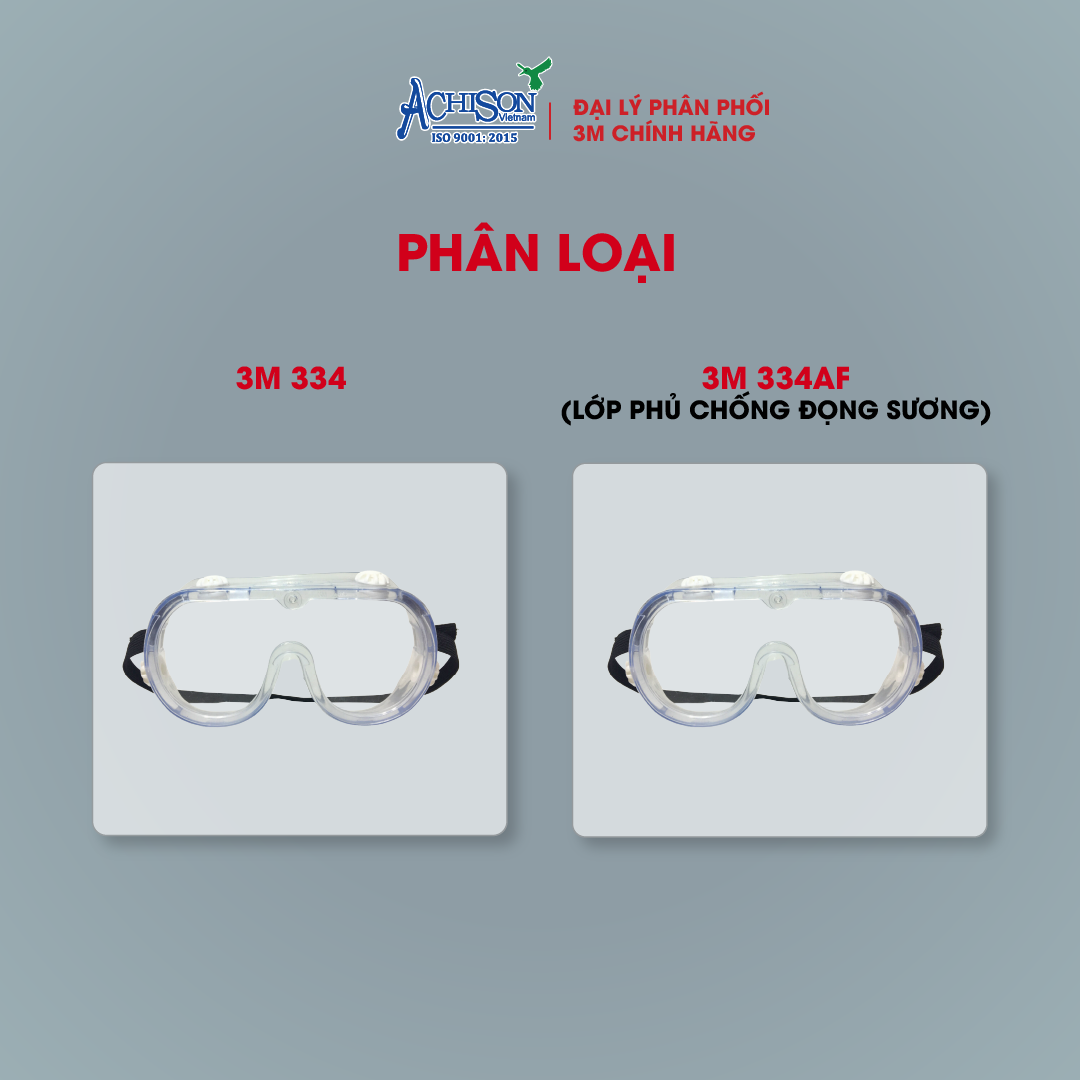 Kính Chống Hoá Chất 334 3M