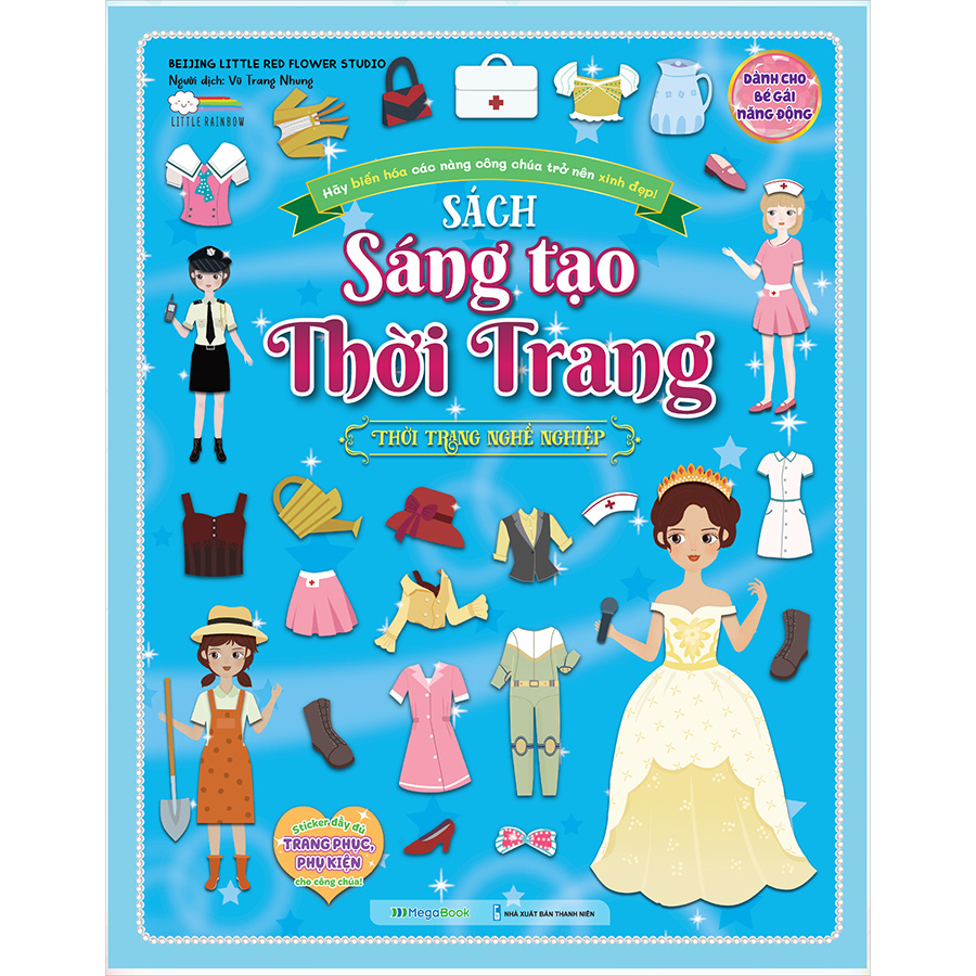 Sách Sáng tạo thời trang: Thời trang nghề nghiệp (Hơn 100 stickers)