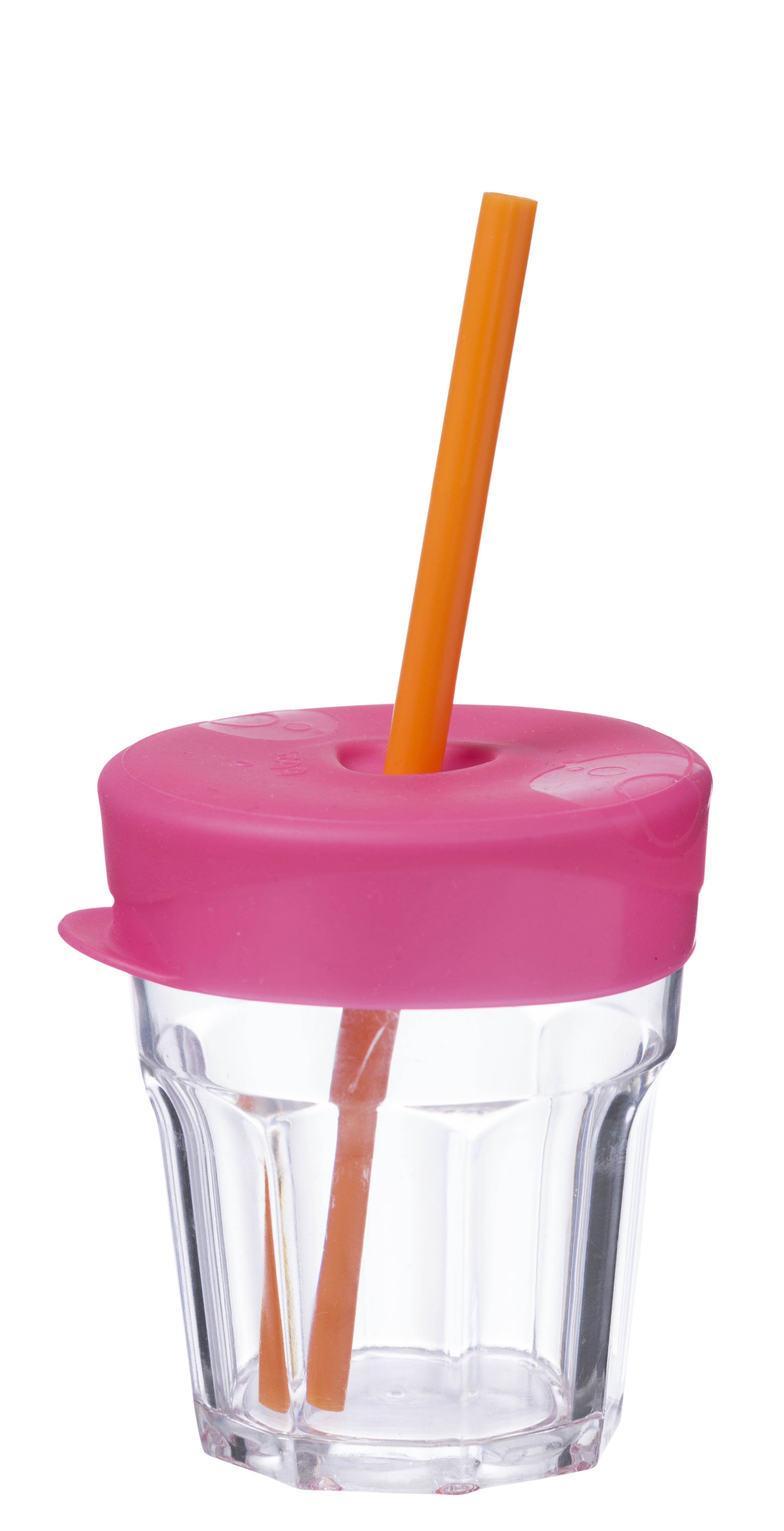 B.box Nắp đậy đa năng silicone cho bé - Bộ Đôi Hồng Cam