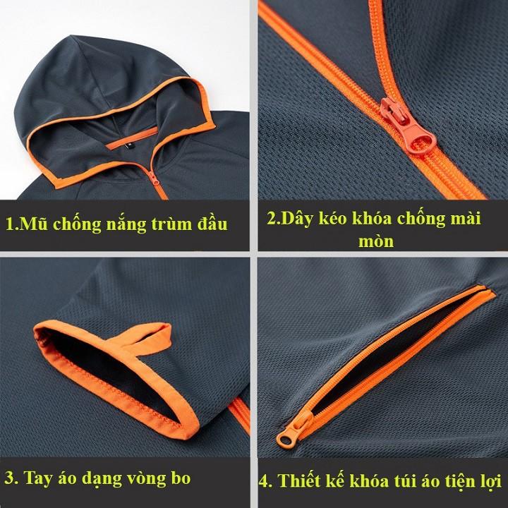 Áo Chống Nắng Nam Áo Chống Nắng Toàn Thân Chống Tia UV NCDS5