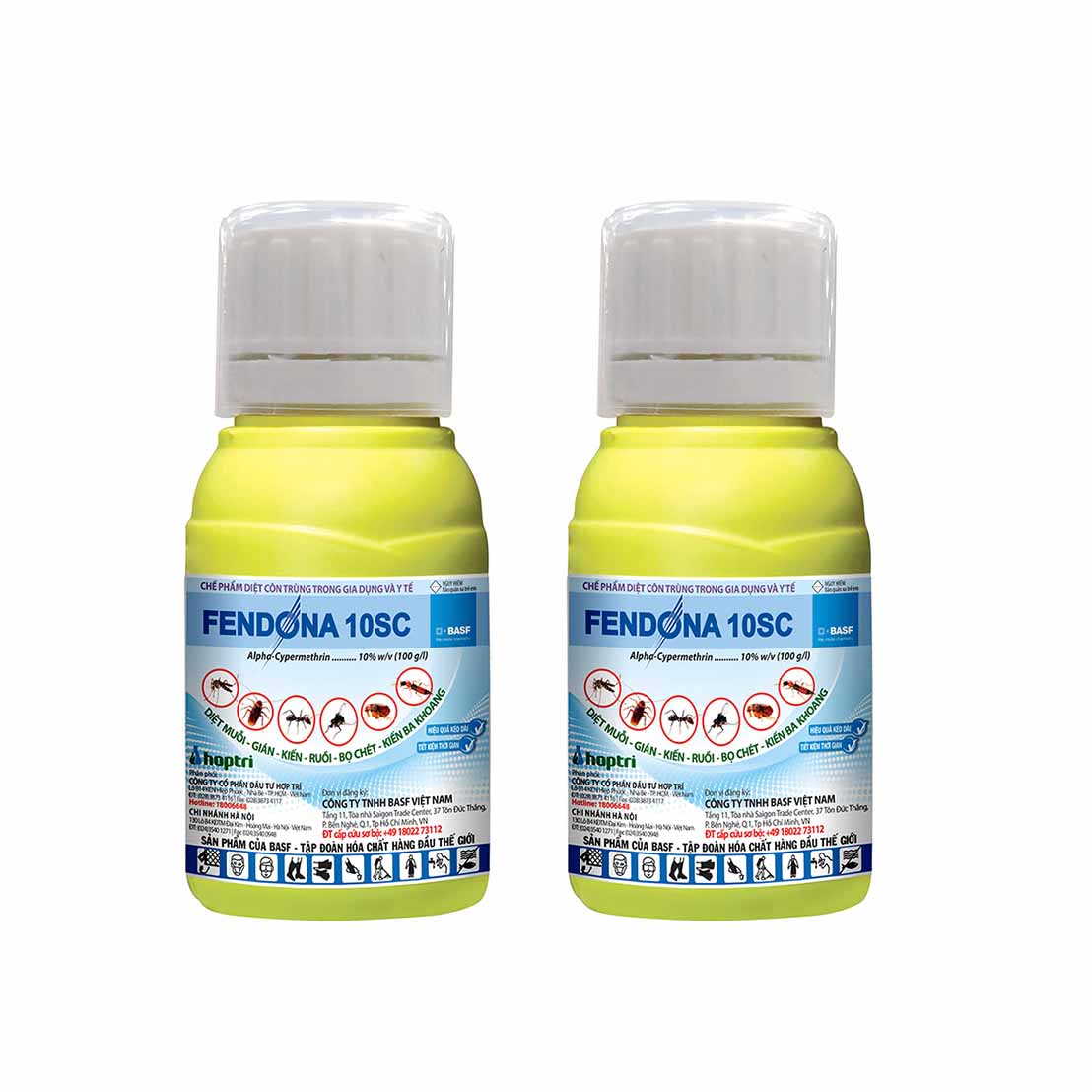 Bộ 2 chai Dung dịch diệt côn trùng FENDONA 10SC 50ml