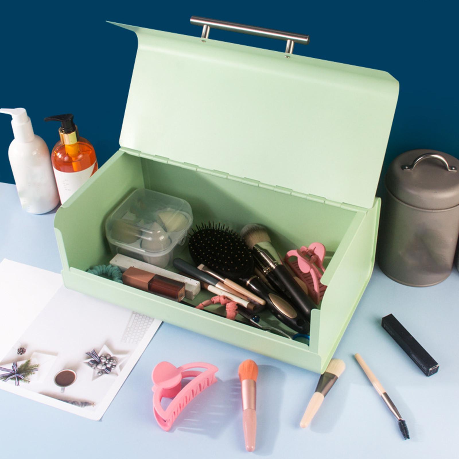 Iron Bread Box Bread Bin Organizer Bread Keeper for Counter Kitchen