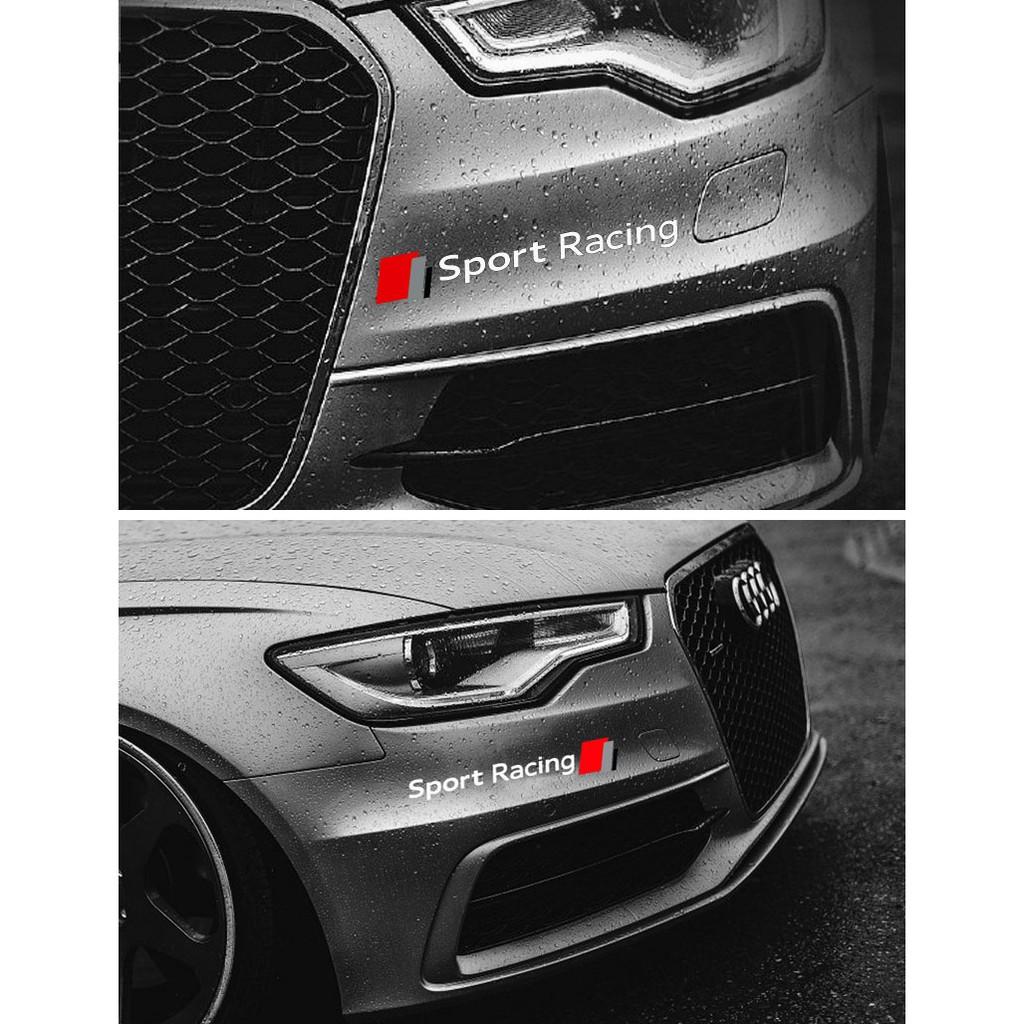 Decal Tem Sport Racing Dán Trang Trí đầu Xe ô Tô Ms-267