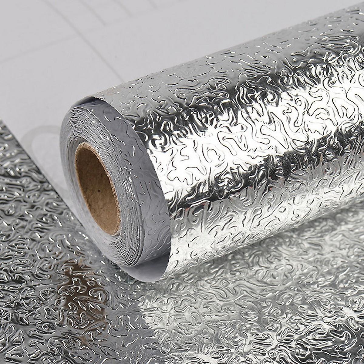 Combo 3 Cuộn Giấy Dán Bếp Tráng Nhôm Cách Nhiệt, Chống Dầu Mỡ Cuôn 3M X 60Cm - CH Hương Thị Miễn Phí Vận Chuyển