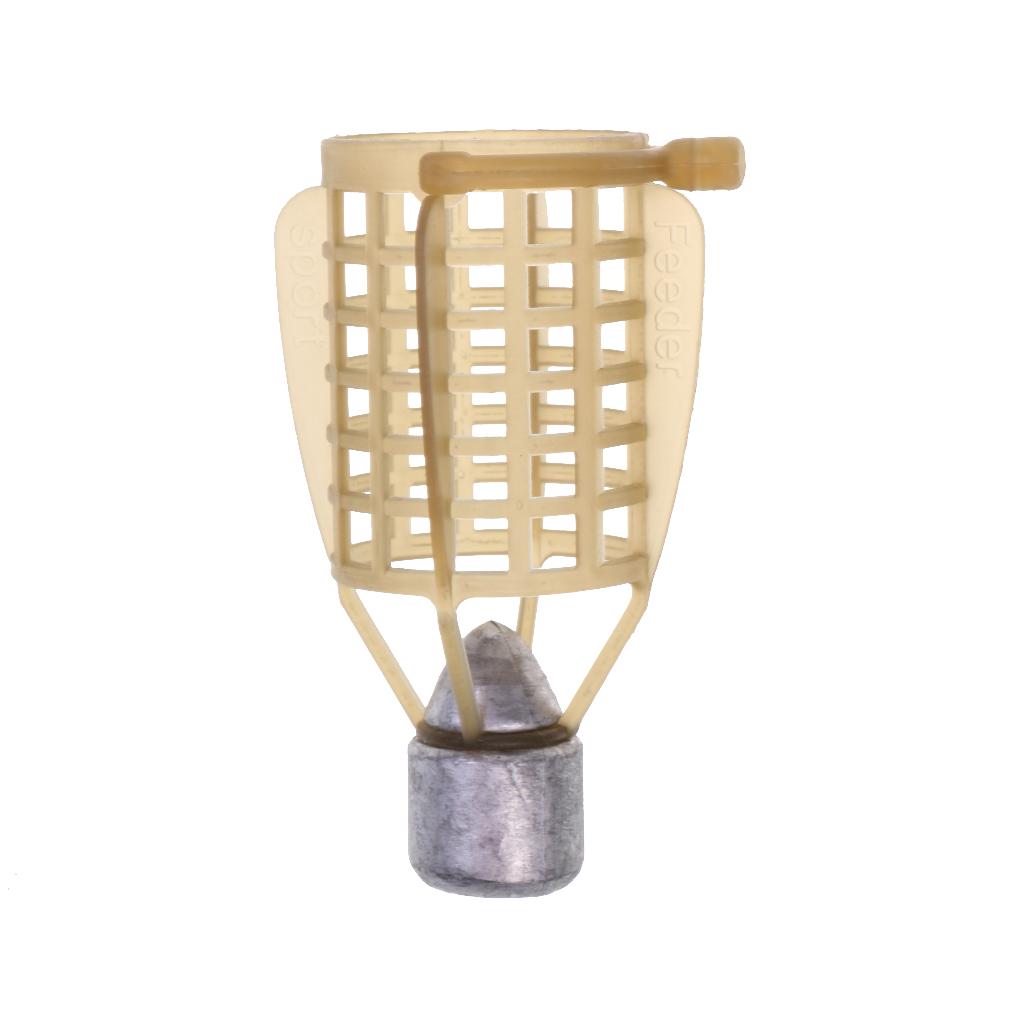 Fishing Feeder Fishing Trap Basket Lures Feeder Fish Bait Cage Fishing Tools Accessory 40g 60g 80g