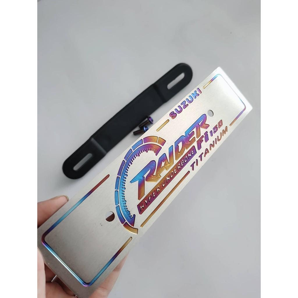 Bảng tên titanium Raider tặng kèm 2 ốc proti ...