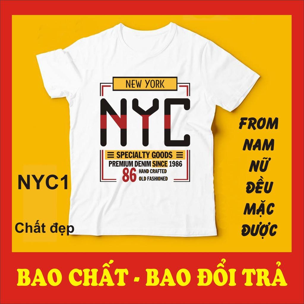 Áo thun nam NYC 4, , hot trend . bao chất bao đổi trả người yêu cũ