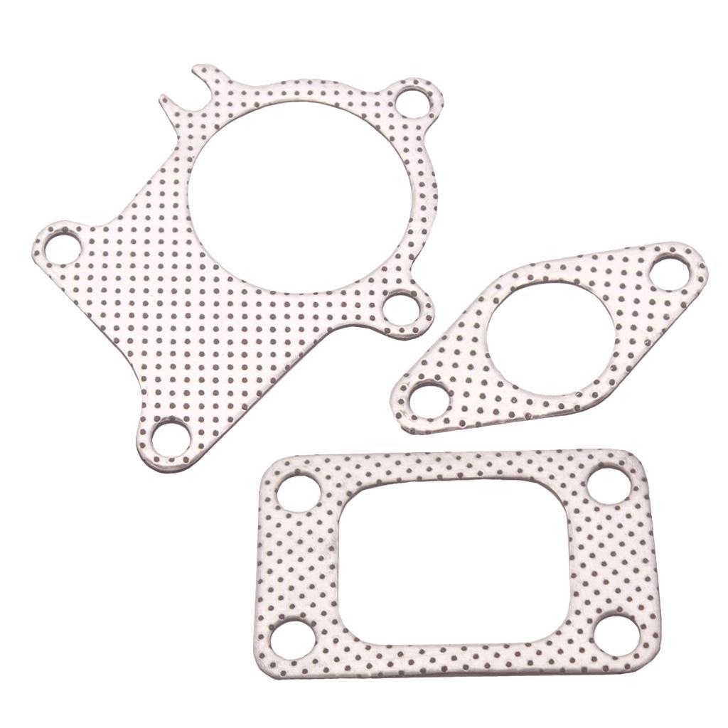 2- T3/T4  5  Turbocharger Downpipe Gasket  For Universal