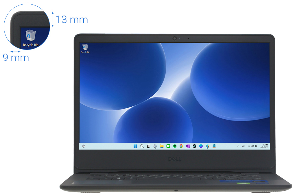 Máy Tính Xách Tay Laptop Dell Vostro 3400 i3 1115G4/8GB/256GB - Hàng Nhập Khẩu