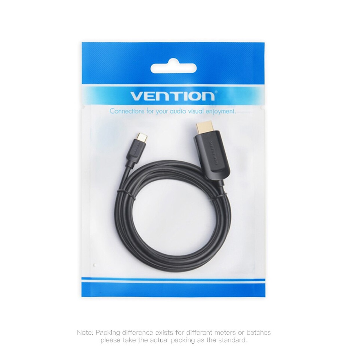 Cáp Type-C to HDMI cho MacBook, Điện Thoại, Laptop chất lượng 4K 2K 1,5m Vention CGUBG - Hàng chính hãng