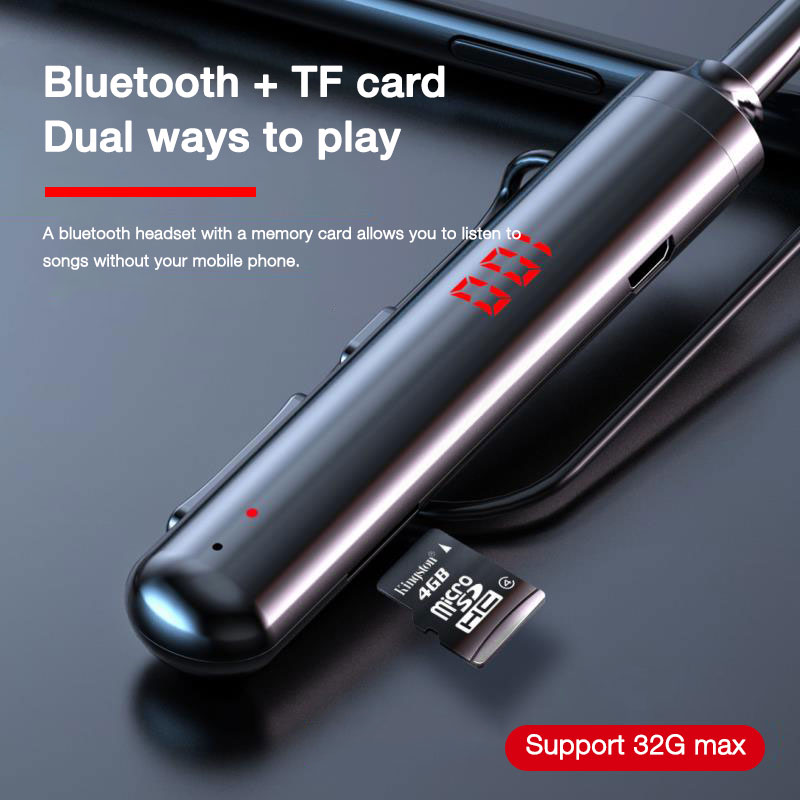 100 Giờ Phát Nhạc Không Dây Bluetooth Từ Thể Thao Chạy Bộ Tai Nghe IPX5 Chống Nước Thể Thao Tai Nghe Nhét Tai Giảm Tiếng Ồn