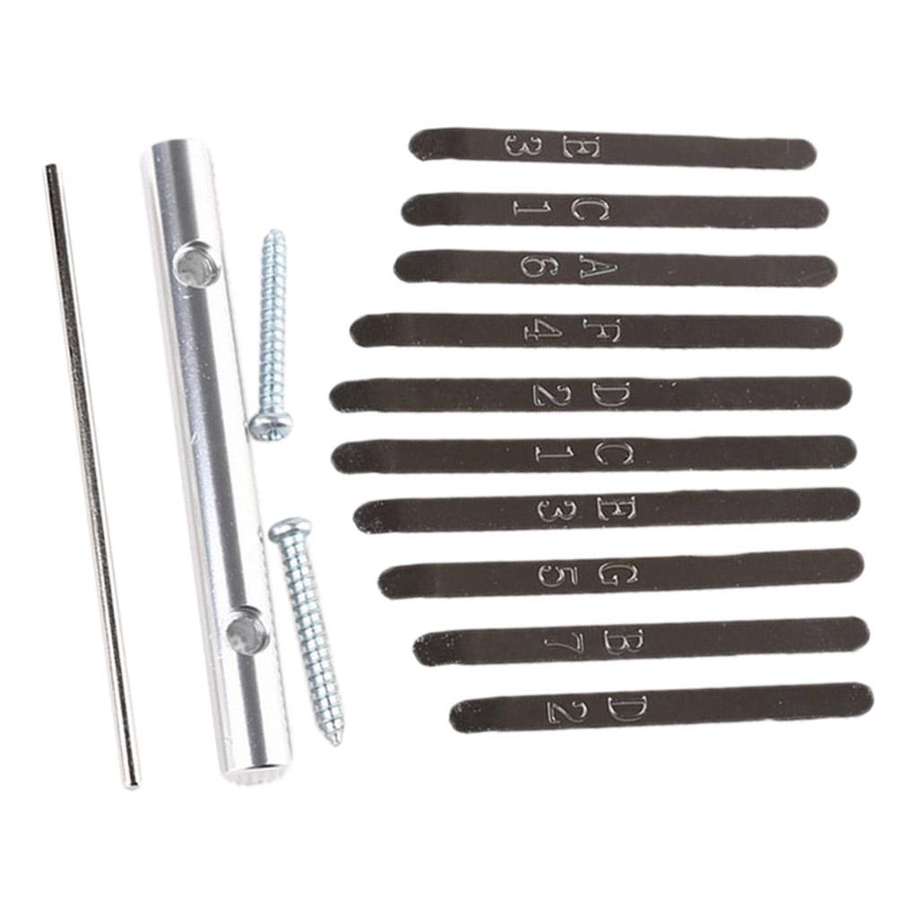 Thumb Piano Bridge Yên 10 Phím Set Kit Cho Bộ Phận Thay Thế DIY Của Kalimba